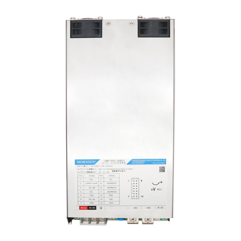 1500W 15V 100.0A 85-264VAC/120-370VDC schakelende voeding met PFC-functie