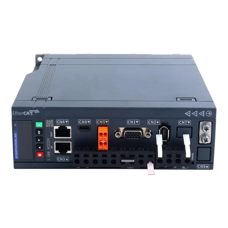 A6-serie 1000W STO Safe Torque Off EtherCAT AC-servomotorset 3000rpm 318Nm 17-bits absolute encoder IP67 - A6-EC1000H2A1-M17-STO | StepperOnline