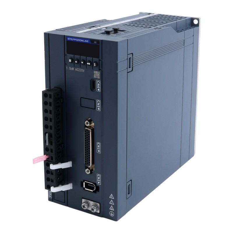 A6H Serie 1300W RS485 AC Servomotor Kit 1500rpm 8,34Nm 17-bits absolute encoder IP67 - A6H-RS1300H2A1-M17 | StepperOnline