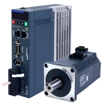 A6-serie 400W EtherCAT AC-servomotorset 3000rpm 1,27Nm met rem 17-bit absolute encoder IP67