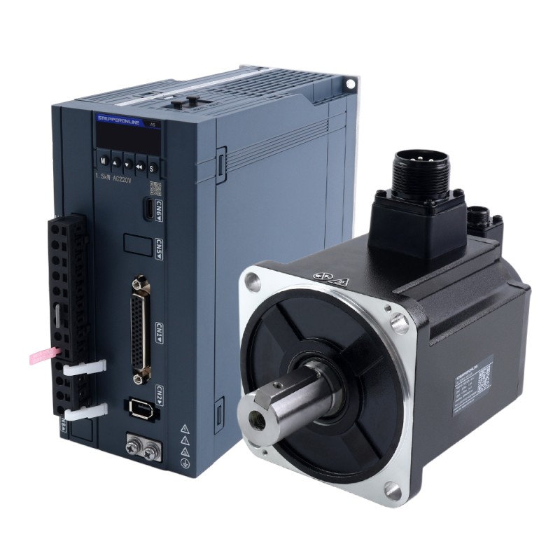 A6 Serie 1500W RS485 AC Servomotor Kit 3000rpm 4,78Nm 17-bits absolute encoder IP67 - A6-RS1500H2A1-M17 | StepperOnline