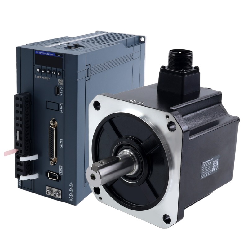 A6H Serie 1800W RS485 AC Servomotor Kit 1500rpm 11,50Nm 17-bits absolute encoder IP67 - A6H-RS1800H3A1-M17 | StepperOnline