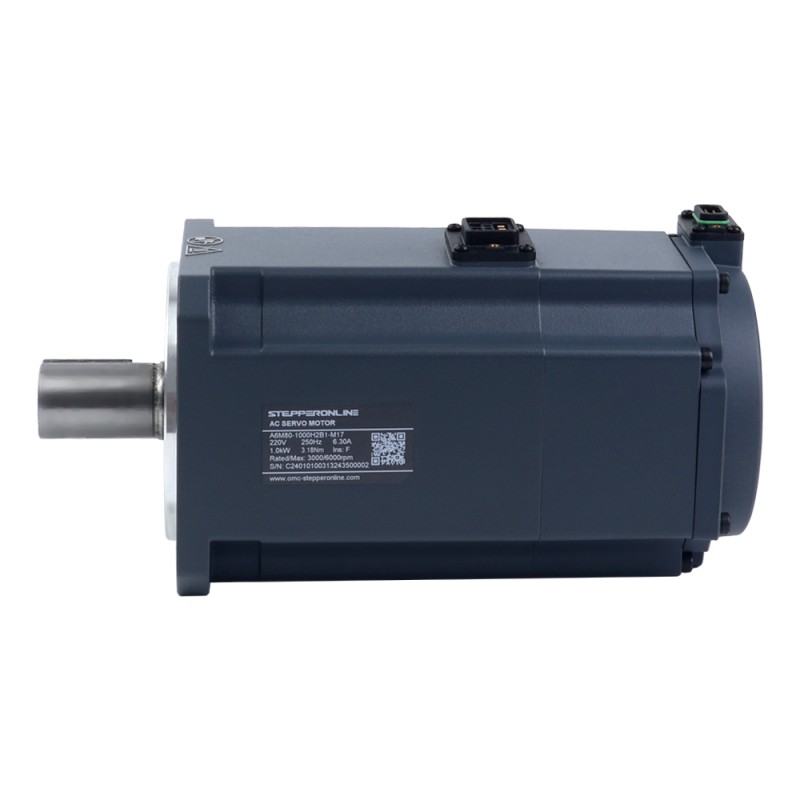 A6-serie 1000W EtherCAT AC-servomotorset 3000rpm 3,18Nm met rem 17-bit absolute encoder IP67 - A6-EC1000H2B1-M17 | StepperOnline