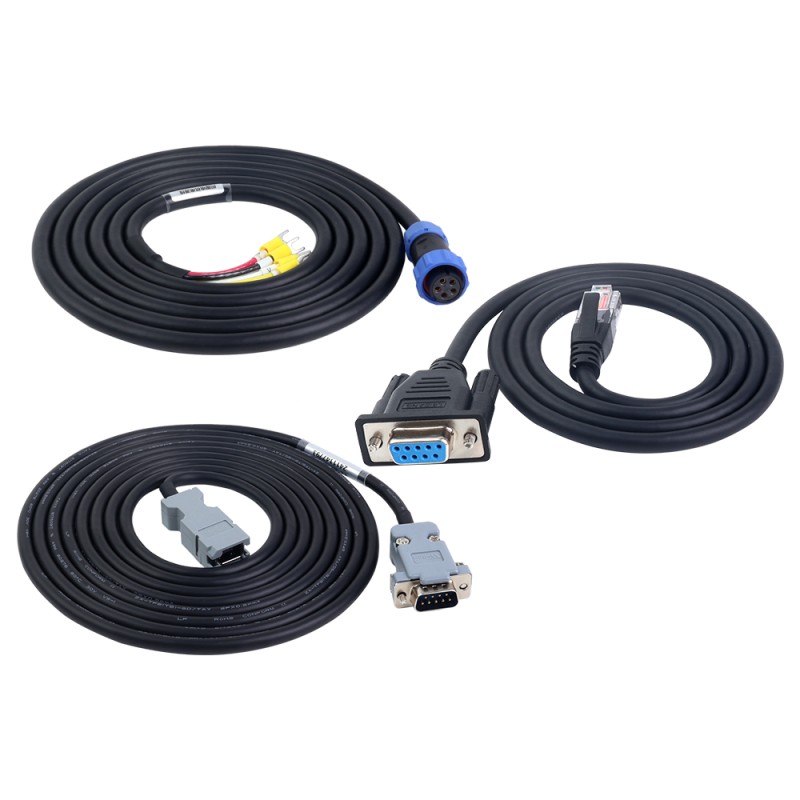 DSY Serie 1000W CANopen DC Servomotor 24-70VDC 3,20Nm 3000rpm 17-Bit Incrementele Encoder IP65 - DSY-C1000L2A2-M17S | StepperOnline