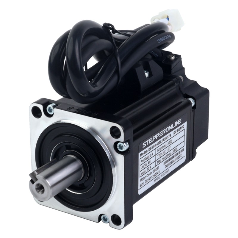 DSY Serie 400W CANopen DC Servomotor 24-70VDC 1,27Nm 3000rpm 17-Bit Incrementele Encoder IP65 - DSY-C400L2A2-M17S | StepperOnline