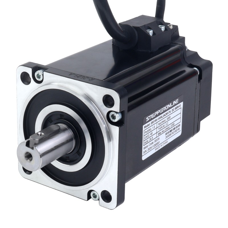 DSY Serie 1000W CANopen DC Servomotor 24-70VDC 3,20Nm 3000rpm 17-Bit Incrementele Encoder IP65 - DSY-C1000L2A2-M17S | StepperOnline
