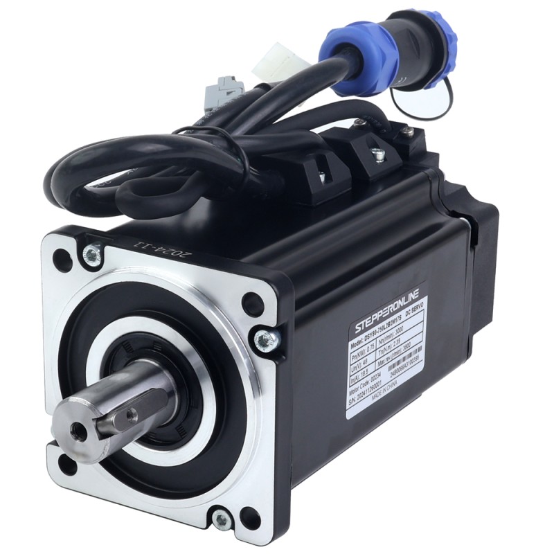 DSY Serie 750W CANopen DC Servomotor 24-70VDC 2,39Nm met Rem 3000rpm 17-Bit Incrementele Encoder IP65 - DSY-C750L2B2-M17S | StepperOnline