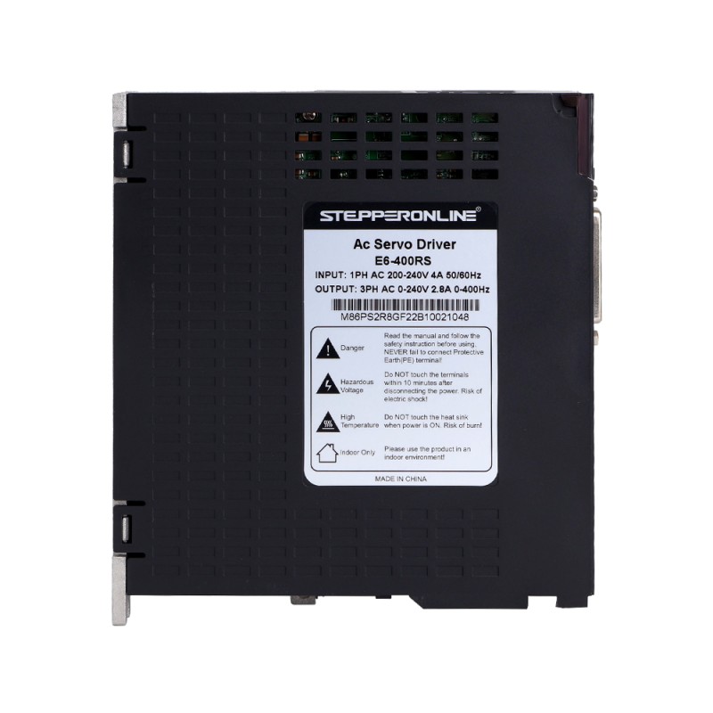 E6-serie 400W AC-servomotorkit 3000 rpm 1,27 Nm 17-bits encoder IP65