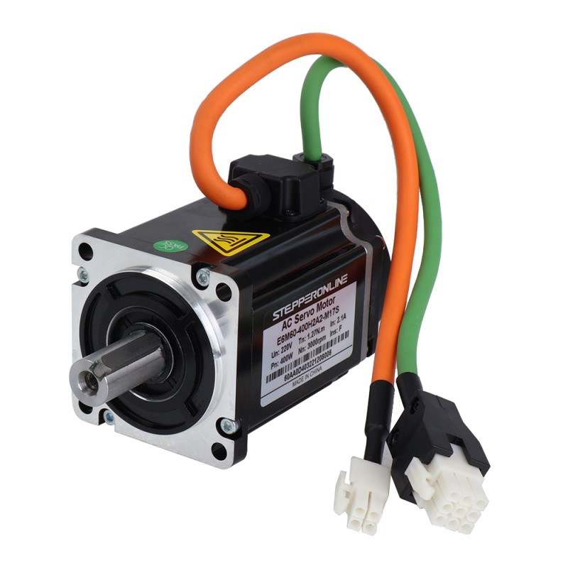E6-serie 400W AC-servomotorkit 3000 rpm 1,27 Nm 17-bits encoder IP65