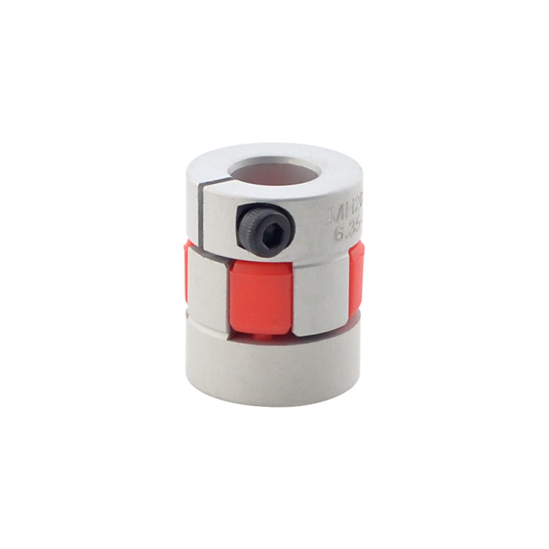6,35 mm - 10 mm flexibele kaak koppeling 20x25 mm CNC Stepper motor as koppeling