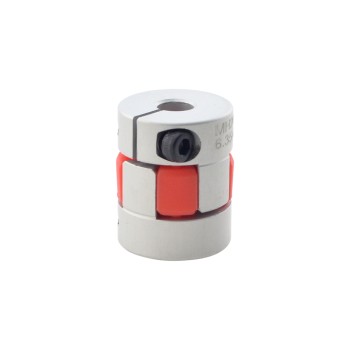6,35 mm - 6,35 mm flexibele kaak koppeling 20x25 mm CNC Stepper motor as koppeling