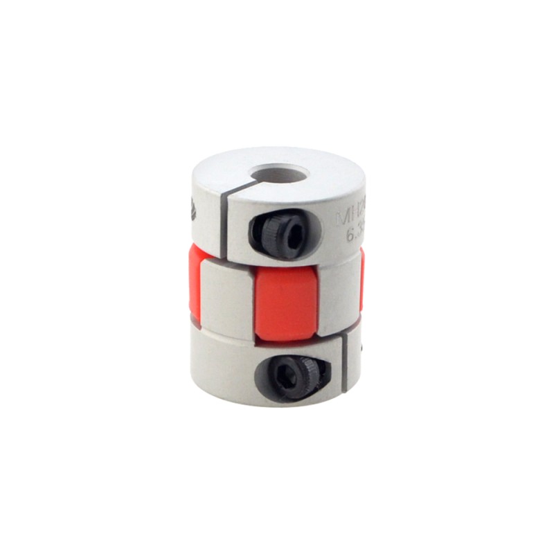 6.35mm - 8mm flexibele kaak koppeling 20x25mm CNC Stepper motor as koppeling