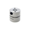 8mm - 8mm flexibele enkelschijfs koppeling 19x19mm CNC Stepper Motor as koppeling