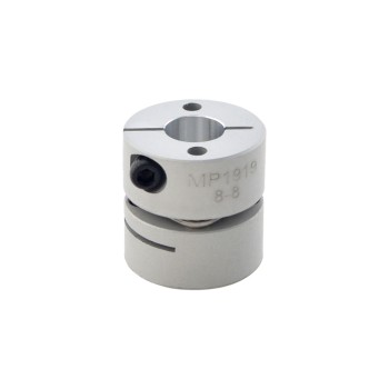 8mm - 8mm flexibele enkelschijfs koppeling 19x19mm CNC Stepper Motor as koppeling