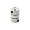 5mm - 5mm Flexibele Dubbele Schijfkoppeling 19x26mm CNC Stepper Motoras Koppeling 5mm - 5mm Flexibele Dubbele Schijfkoppeling 19x26mm CNC Stepper Motoras Koppeling