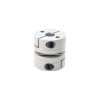 8mm - 8mm flexibele enkelschijfs koppeling 26x26mm CNC Stepper Motor as koppeling