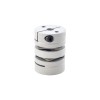 5mm - 6mm Flexibele Dubbele Schijfkoppeling 26x35mm CNC Stepper Motoras Koppeling 5mm - 6mm Flexibele Dubbele Schijfkoppeling 26x35mm CNC Stepper Motoras Koppeling