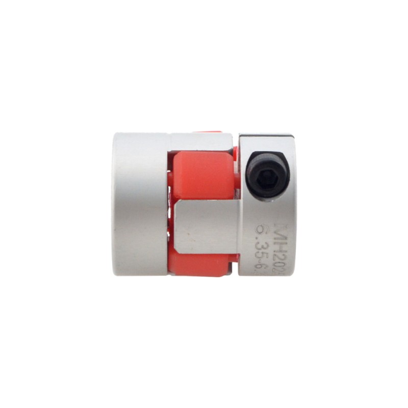 6,35 mm - 6,35 mm flexibele kaak koppeling 20x25 mm CNC Stepper motor as koppeling
