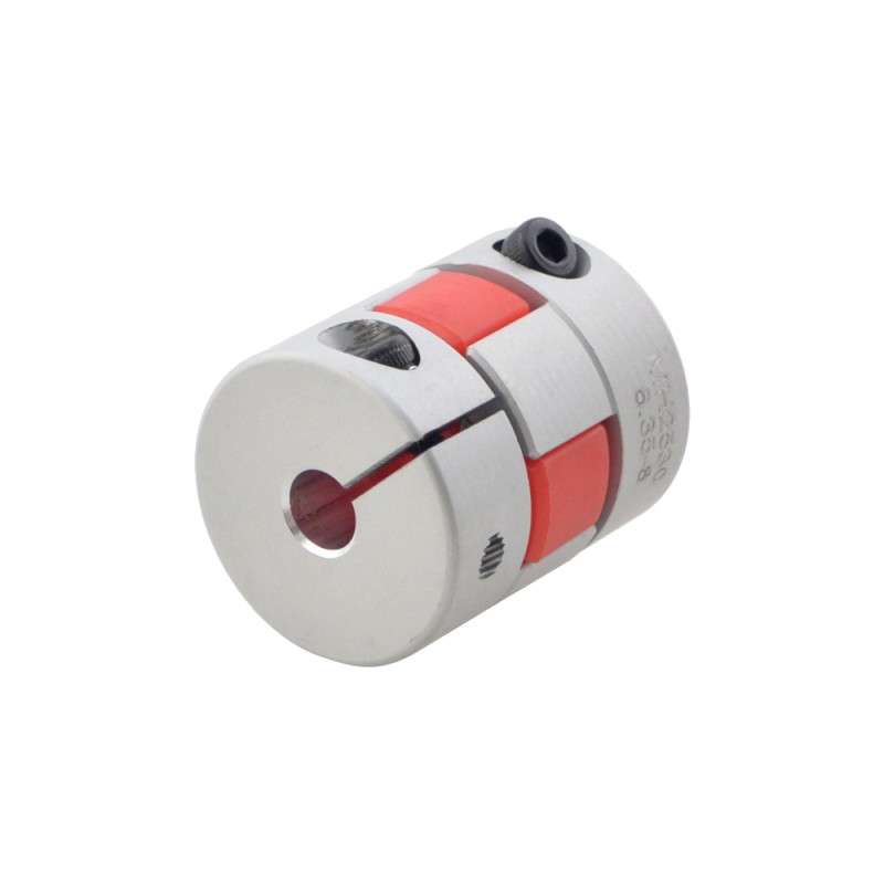 6.35mm - 8mm flexibele kaak koppeling 25x30mm CNC Stepper motor as koppeling