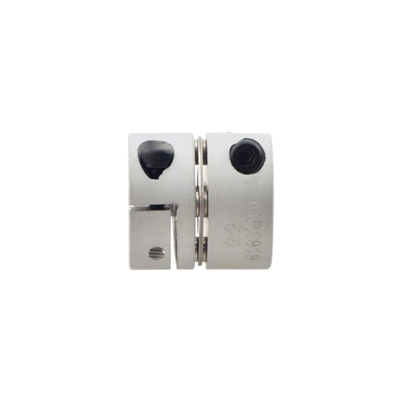 5mm - 5mm flexibele enkelschijfs koppeling 19x19mm CNC Stepper Motor as koppeling