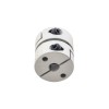 5mm - 5mm flexibele enkelschijfs koppeling 19x19mm CNC Stepper Motor as koppeling