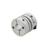 8mm - 8mm flexibele enkelschijfs koppeling 19x19mm CNC Stepper Motor as koppeling