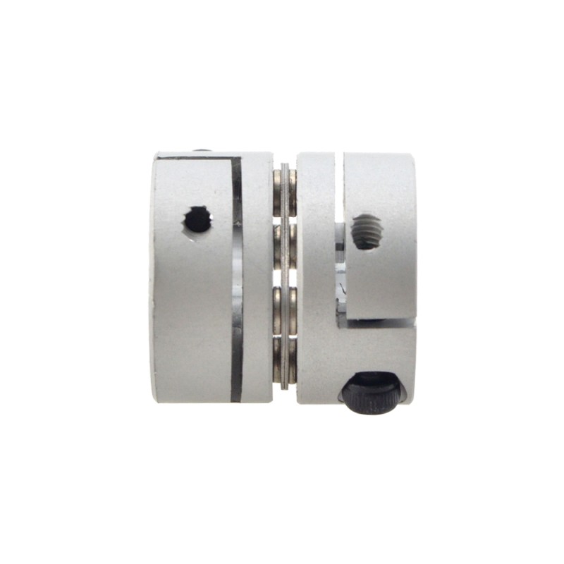 8mm - 8mm flexibele enkelschijfs koppeling 19x19mm CNC Stepper Motor as koppeling