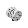 8mm - 8mm flexibele enkelschijfs koppeling 19x19mm CNC Stepper Motor as koppeling