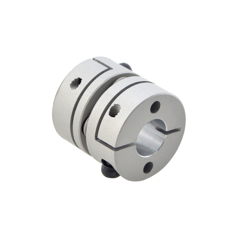 8mm - 8mm flexibele enkelschijfs koppeling 19x19mm CNC Stepper Motor as koppeling