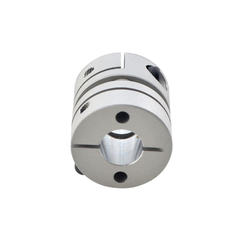 8mm - 8mm flexibele enkelschijfs koppeling 19x19mm CNC Stepper Motor as koppeling