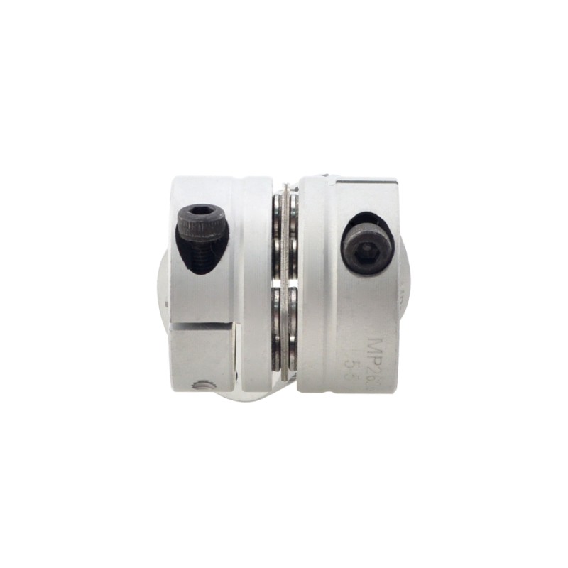5mm - 5mm flexibele enkelschijfs koppeling 26x26mm CNC Stepper Motor as koppeling