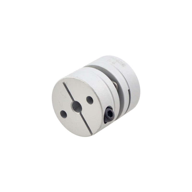 5mm - 6mm flexibele enkelschijfs koppeling 26x26mm CNC Stepper Motor as koppeling