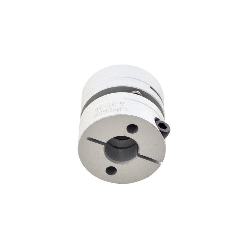 6,35 mm - 10 mm flexibele enkelschijfs koppeling 26x26 mm CNC Stepper Motor as koppeling 6,35 mm - 10 mm flexibele enkelschijfs koppeling 26x26 mm CNC Stepper Motor as koppeling