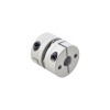 6.35mm - 8mm flexibele enkelschijfs koppeling 26x26mm CNC Stepper Motor as koppeling