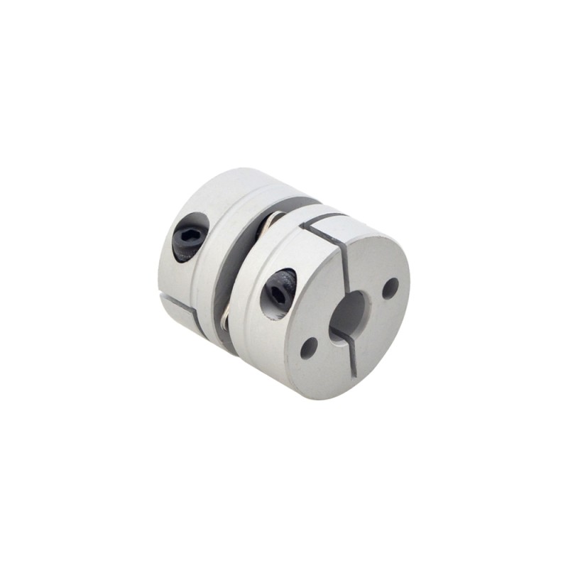 6.35mm - 8mm flexibele enkelschijfs koppeling 26x26mm CNC Stepper Motor as koppeling