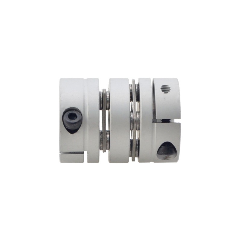 5mm - 5mm Flexibele Dubbele Schijfkoppeling 26x35mm CNC Stepper Motoras Koppeling 5mm - 5mm Flexibele Dubbele Schijfkoppeling 26x35mm CNC Stepper Motoras Koppeling