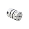 5mm - 5mm Flexibele Dubbele Schijfkoppeling 26x35mm CNC Stepper Motoras Koppeling 5mm - 5mm Flexibele Dubbele Schijfkoppeling 26x35mm CNC Stepper Motoras Koppeling