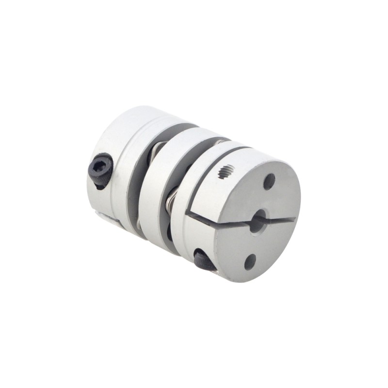 5mm - 5mm Flexibele Dubbele Schijfkoppeling 26x35mm CNC Stepper Motoras Koppeling 5mm - 5mm Flexibele Dubbele Schijfkoppeling 26x35mm CNC Stepper Motoras Koppeling