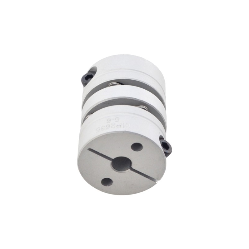 5mm - 6mm Flexibele Dubbele Schijfkoppeling 26x35mm CNC Stepper Motoras Koppeling 5mm - 6mm Flexibele Dubbele Schijfkoppeling 26x35mm CNC Stepper Motoras Koppeling