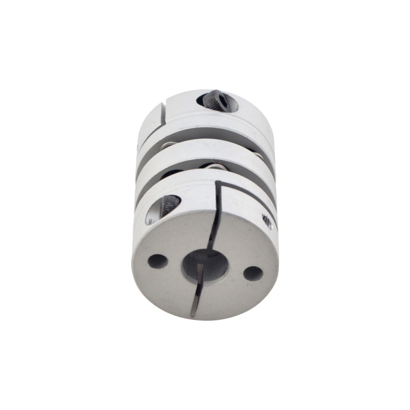 5mm - 8mm Flexibele Dubbele Schijfkoppeling 26x35mm CNC Stepper Motoras Koppeling