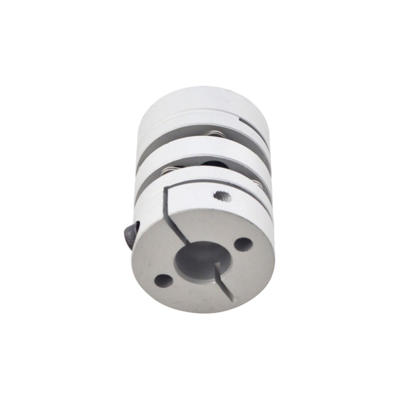 6,35 mm - 10 mm flexibele dubbele schijf koppeling 26x35 mm CNC Stepper Motor as koppeling
