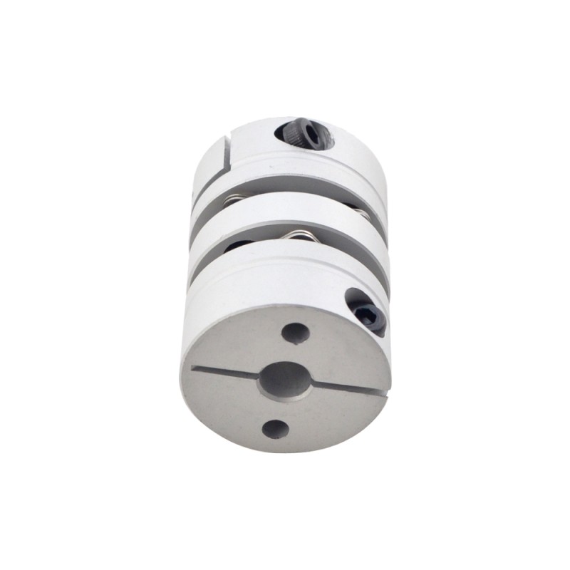 6,35 mm - 10 mm flexibele dubbele schijf koppeling 26x35 mm CNC Stepper Motor as koppeling