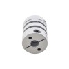 8mm - 10mm Flexibele Dubbele Schijfkoppeling 26x35mm CNC Stepper Motoras Koppeling