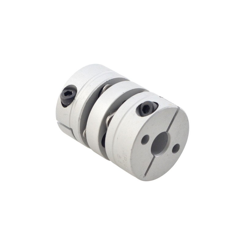8mm - 8mm Flexibele Dubbele Schijfkoppeling 26x35mm CNC Stepper Motoras Koppeling 8mm - 8mm Flexibele Dubbele Schijfkoppeling 26x35mm CNC Stepper Motoras Koppeling