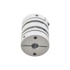 8mm - 14mm Flexibele Dubbele Schijfkoppeling 32x41mm CNC Stepper Motoras Koppeling 8mm - 14mm Flexibele Dubbele Schijfkoppeling 32x41mm CNC Stepper Motoras Koppeling