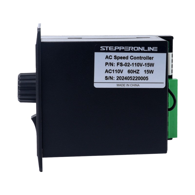 15W eenfasige 110VAC motorsnelheidsregelaar voor motor met variabele snelheid - FS-02-110V-15W | StepperOnline