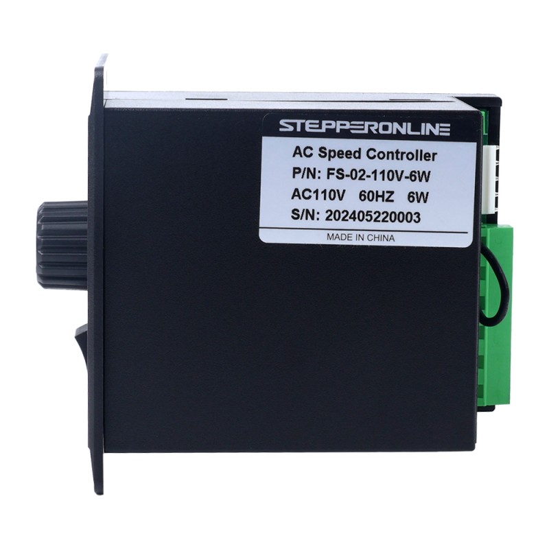 6W eenfasige 110VAC motorsnelheidsregelaar voor motor met variabele snelheid - FS-02-110V-6W | StepperOnline