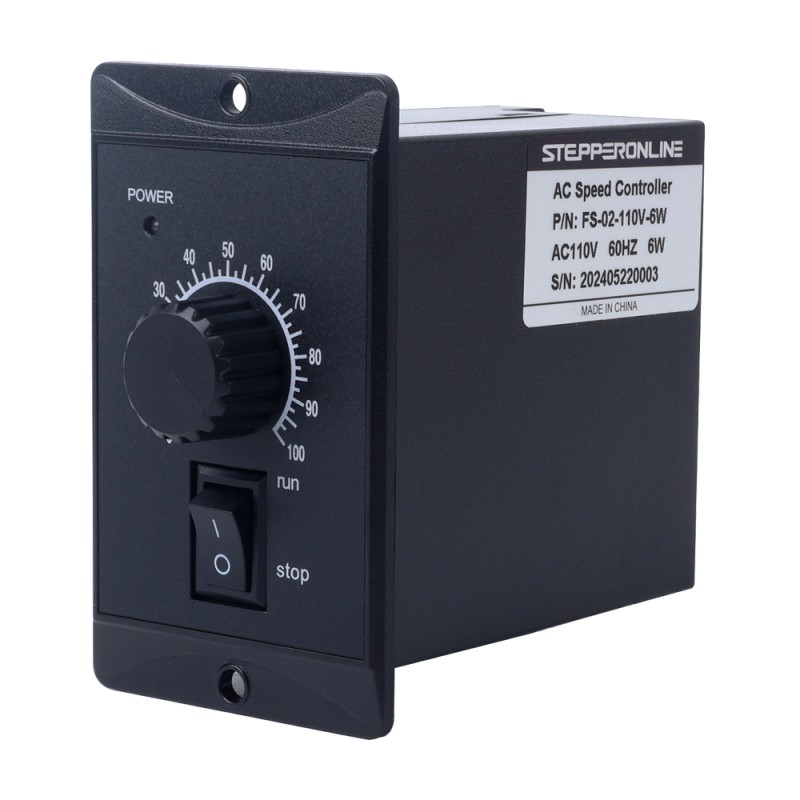 6W eenfasige 110VAC motorsnelheidsregelaar voor motor met variabele snelheid - FS-02-110V-6W | StepperOnline