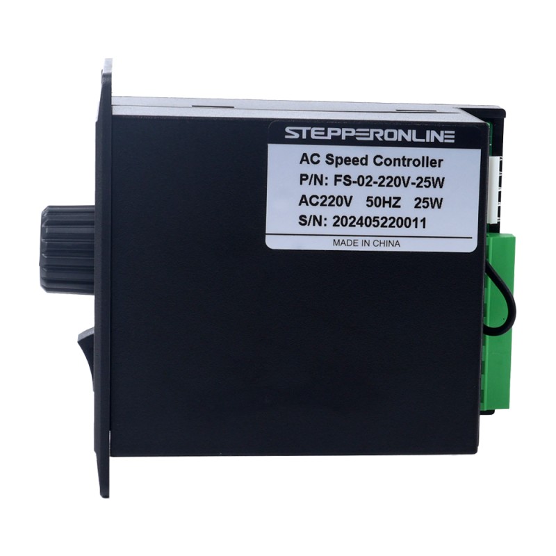 25W eenfasige 220VAC motorsnelheidsregelaar voor motor met variabele snelheid - FS-02-220V-25W | StepperOnline