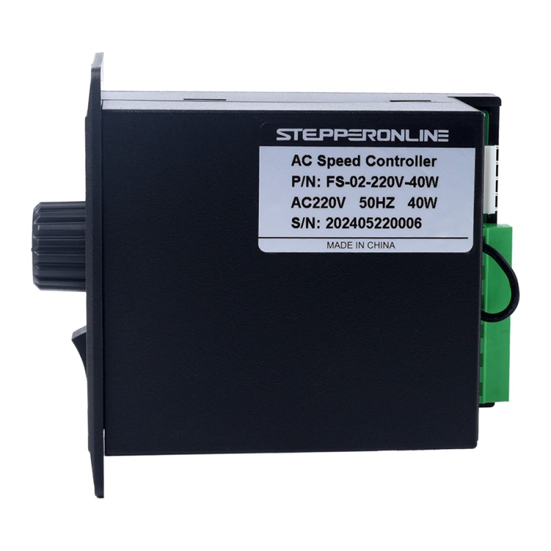 40W eenfasige 220VAC motorsnelheidsregelaar voor motor met variabele snelheid - FS-02-220V-40W | StepperOnline